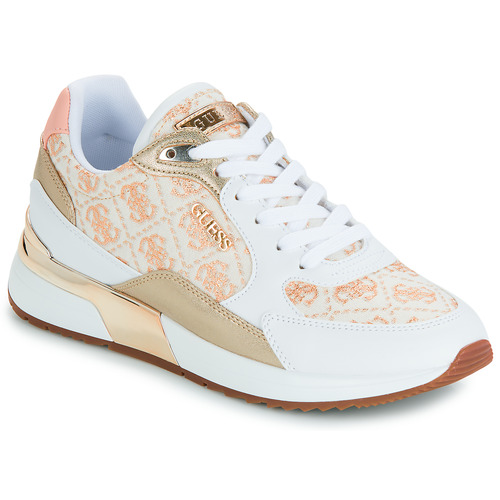 Sko Dame Lave sneakers Guess MOXEA 10 Hvid / Guld