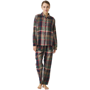 textil Dame Pyjamas / Natskjorte J&j Brothers JJBDP1300 Flerfarvet