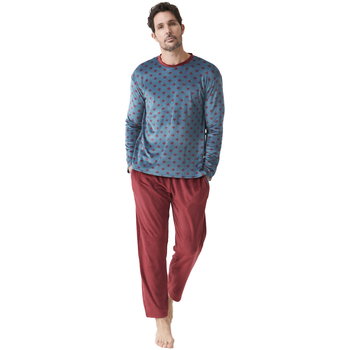textil Herre Pyjamas / Natskjorte J&j Brothers JJBDP5401 Flerfarvet