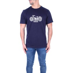 textil Herre T-shirts m. korte ærmer Barbour MTS1201 MTS Blå