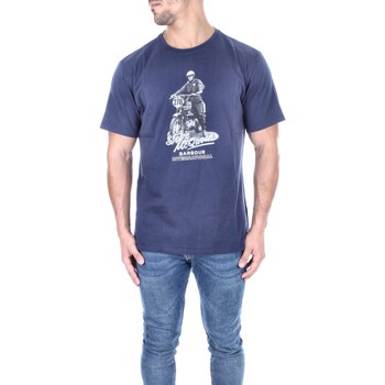textil Herre T-shirts m. korte ærmer Barbour MTS1209 MTS Blå
