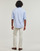 textil Herre Skjorter m. lange ærmer Polo Ralph Lauren CHEMISE AJUSTEE COL BOUTONNE EN OXFORD MESH PIQUE Blå / Hvid