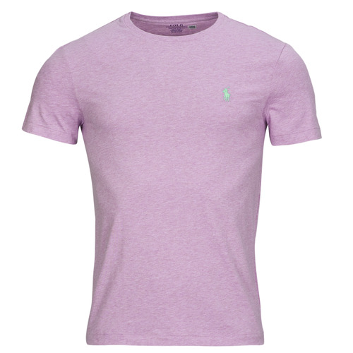 textil Herre T-shirts m. korte ærmer Polo Ralph Lauren T-SHIRT AJUSTE EN COTON Violet