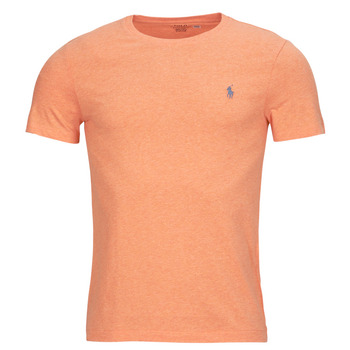 textil Herre T-shirts m. korte ærmer Polo Ralph Lauren T-SHIRT AJUSTE EN COTON Orange