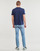 textil Herre T-shirts m. korte ærmer Polo Ralph Lauren T-SHIRT AJUSTE EN COTON SERIGRAPHIE POLO RALPH LAUREN Marineblå