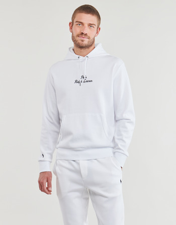 textil Herre Sweatshirts Polo Ralph Lauren SWEATSHIRT BRODE EN DOUBLE KNIT TECH Hvid / Hvid