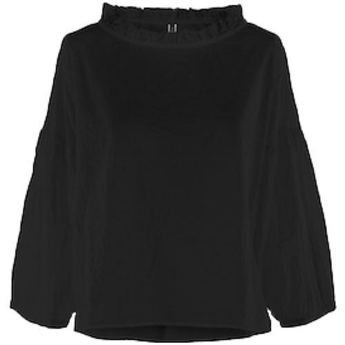 textil Dame Toppe / Bluser Wendy Trendy Top 221153 - Black Sort