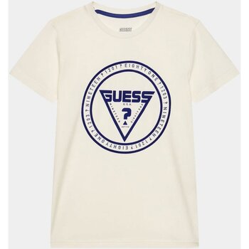 textil Børn T-shirts & poloer Guess L3BI33 J1314 Hvid