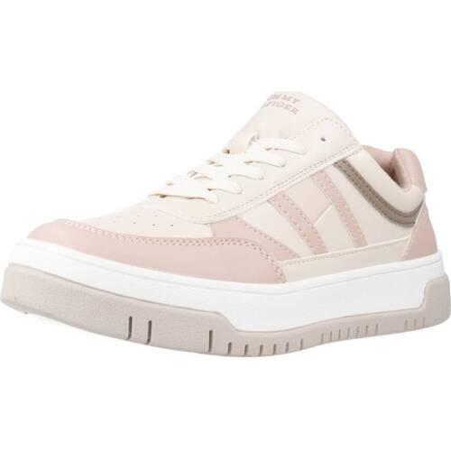Sko Pige Lave sneakers Tommy Hilfiger LOW CUT LACE-UP SNEAKER Pink