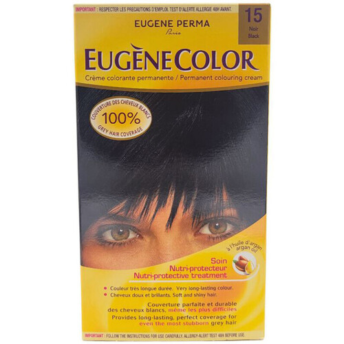 skoenhed Dame Hårfarve Eugene Perma Permanent Coloring Cream Eugènecolor - 15 Noir Sort