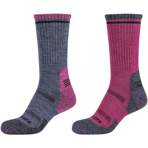 Undertøj Dame Sportsstrømper Skechers 2PPK Women Trail Wool Socks Pink