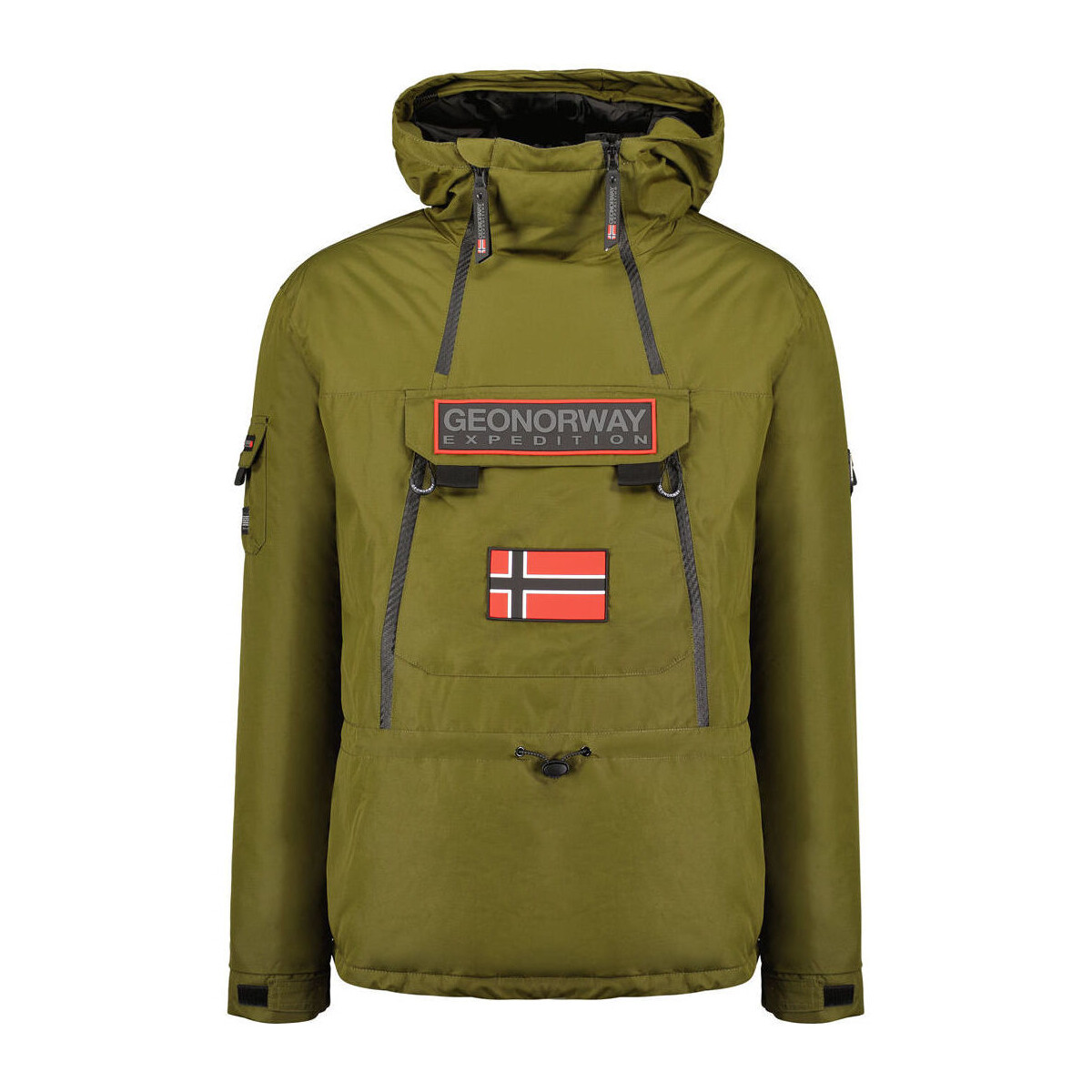 textil Herre Sportsjakker Geographical Norway Benyamine054 Man Kaki Grøn