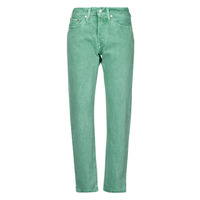 textil Dame Jeans - boyfriend Levi's 501® CROP Grøn