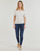 textil Dame Jeans - skinny Levi's 711 DOUBLE BUTTON Blå
