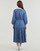 textil Dame Lange kjoler Levi's CECILE MIDI DRESS Blå