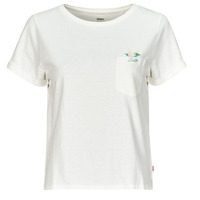 textil Dame T-shirts m. korte ærmer Levi's GR MARGOT POCKET TEE Hvid