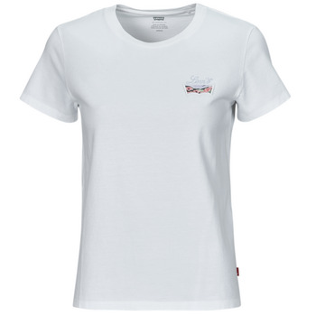 textil Dame T-shirts m. korte ærmer Levi's THE PERFECT TEE Lys / Hvid