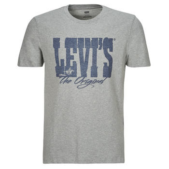 textil Herre T-shirts m. korte ærmer Levi's GRAPHIC CREWNECK TEE Grå