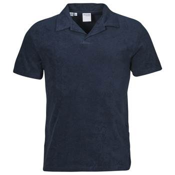 textil Herre Polo-t-shirts m. korte ærmer Selected SLHTALON  Marineblå