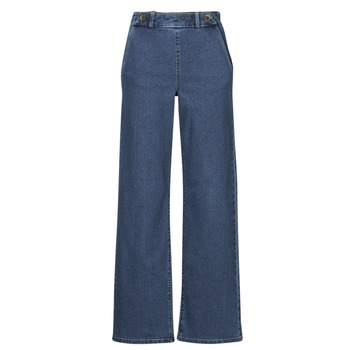 textil Dame Jeans med vide ben JDY JDYGEGGO Blå / Medium