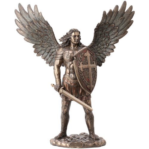 Indretning Små statuer og figurer Signes Grimalt Sankt Michael Figur Sølv