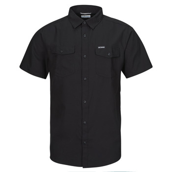 textil Herre Skjorter m. korte ærmer Columbia Utilizer II Solid Short Sleeve Shirt Sort