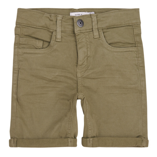 textil Dreng Shorts Name it NKMSILAS SLIM L TWI SHORTS 9587-MF TB Kaki