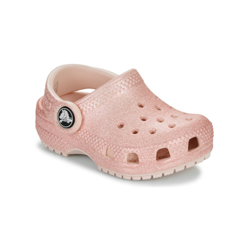 Sko Pige Træsko Crocs Classic Glitter Clog K Pink / Glitter