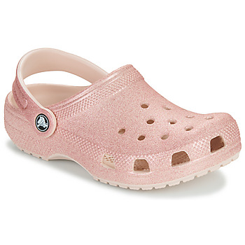 Sko Pige Træsko Crocs Classic Glitter Clog K Pink / Glitter