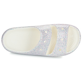 Crocs Classic Glitter Sandal v2 K Hvid / Glitter