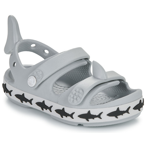 Sko Børn Sandaler Crocs Crocband Cruiser Shark SandalT Grå