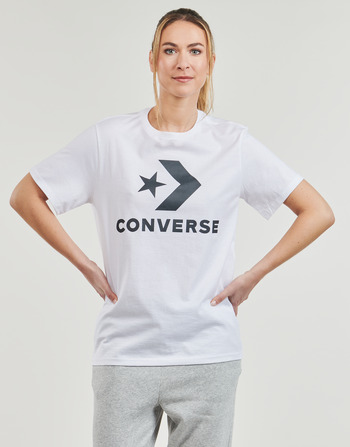 Converse STAR CHEVRON TEE WHITE Hvid
