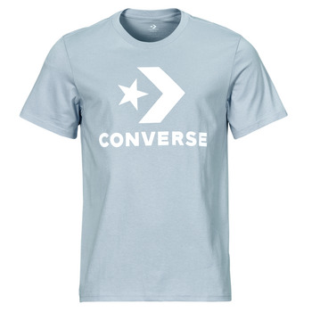 textil T-shirts m. korte ærmer Converse LOGO STAR CHEV  SS TEE CLOUDY DAZE Blå