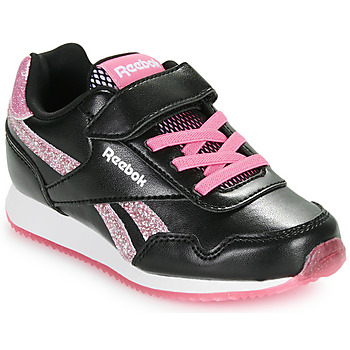 Sko Pige Lave sneakers Reebok Classic REEBOK ROYAL CL JOG 3.0 1V Sort / Pink / Glitter