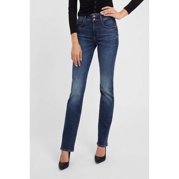 textil Dame Smalle jeans Guess W3BA0V D56D1 Blå