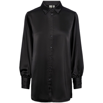 textil Dame Toppe / Bluser Y.a.s YAS Noos Pella Shirt L/S - Black Sort
