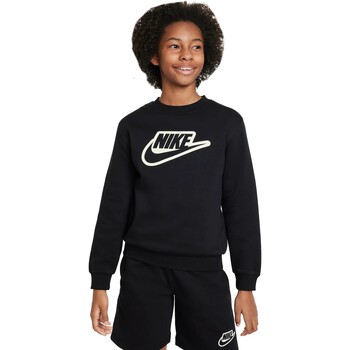 textil Dreng Sweatshirts Nike NIOS  SPORTSWEAR CLUB FD3182 Sort