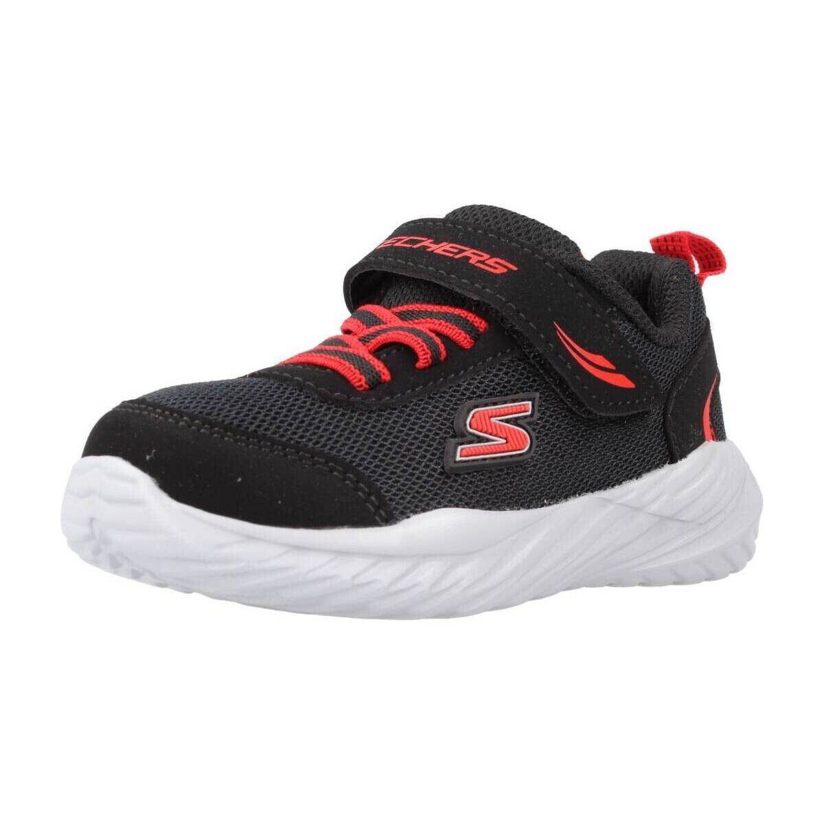 Sko Dreng Lave sneakers Skechers 407308N Sort