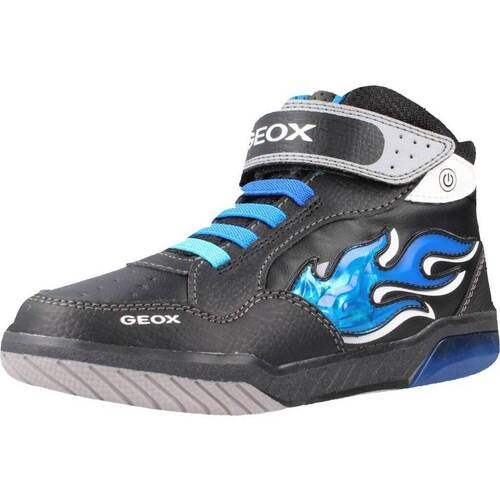 Sko Dreng Lave sneakers Geox J INEK B. Sort