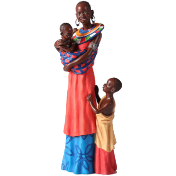 Indretning Små statuer og figurer Signes Grimalt Afrikansk Figur Rød