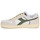 Sko Herre Lave sneakers Diadora MAGIC BASKET LOW SUEDE Hvid / Grøn