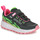 Sko Pige Lave sneakers Primigi B&G STORM GTX Sort / Pink / Grøn