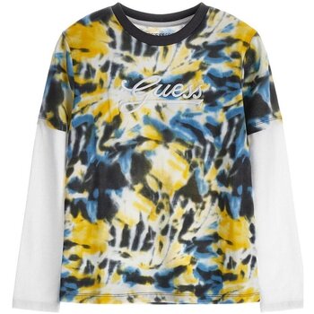 textil Børn T-shirts & poloer Guess L3YI33 K8HM3 Flerfarvet