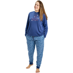 textil Dame Pyjamas / Natskjorte Munich MUDP0200 Blå