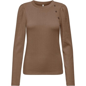 textil Dame Veste / Cardigans Only JERSEY CUELLO REDONDO MUJER  15321109 Brun