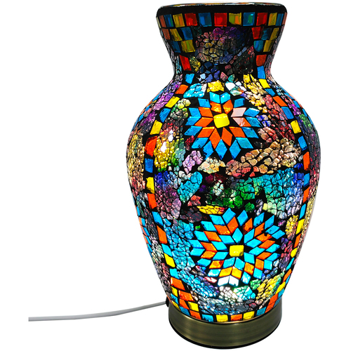 Indretning Bordlamper Signes Grimalt Mosaik Vase Lampe Flerfarvet