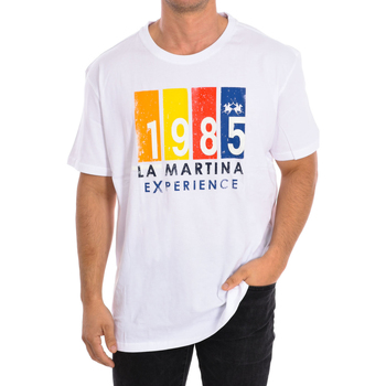 textil Herre T-shirts m. korte ærmer La Martina TMR319-JS206-00001 Hvid
