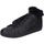 Sko Dame Sneakers Leather Crown EY388 Sort
