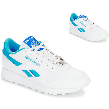 Sko Dame Lave sneakers Reebok Classic CLASSIC LEATHER VEGAN Hvid / Blå