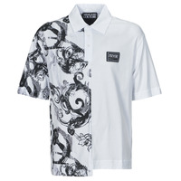 textil Herre Polo-t-shirts m. korte ærmer Versace Jeans Couture 76GAG628 Hvid / Sort